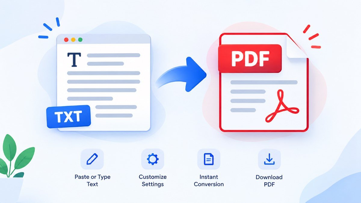Text to pdf converter